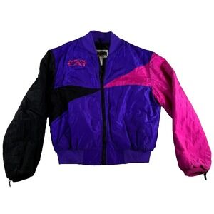 VTG Arctic Cat ArcticWear Snowmobile Jacket Womens Large‎ Tall Multi Made in USA